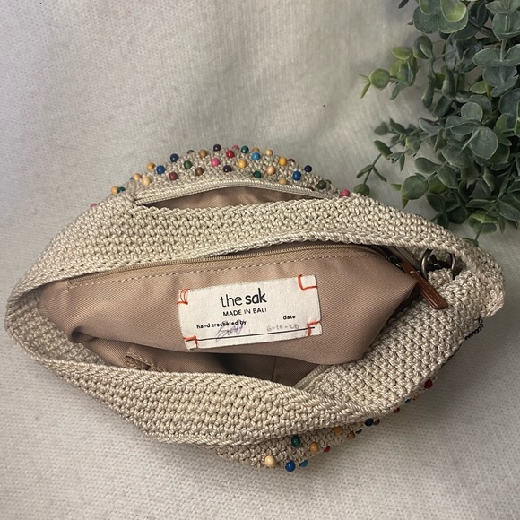 Hand-Stitched Beaded Clutch from the Sak; NWOT - Picture 5 of 8